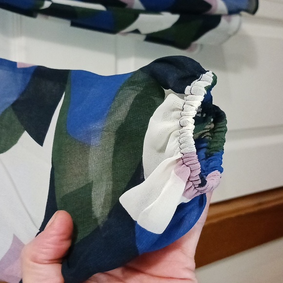 Banana Republic Factory dress - S - blue geometric pattern. Size xl also avail - Picture 7 of 13